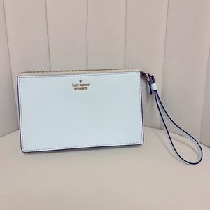 Kate Spade Large Light Blue Wristlet